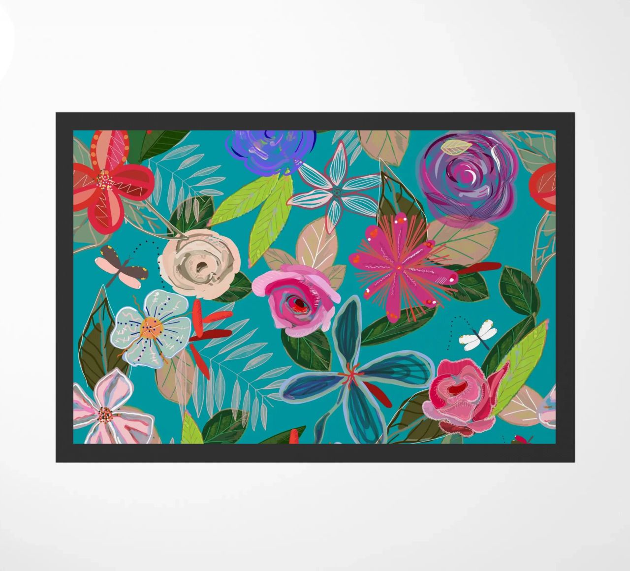Fiori botanici dai colori vivaci zerbino da gulsengunel