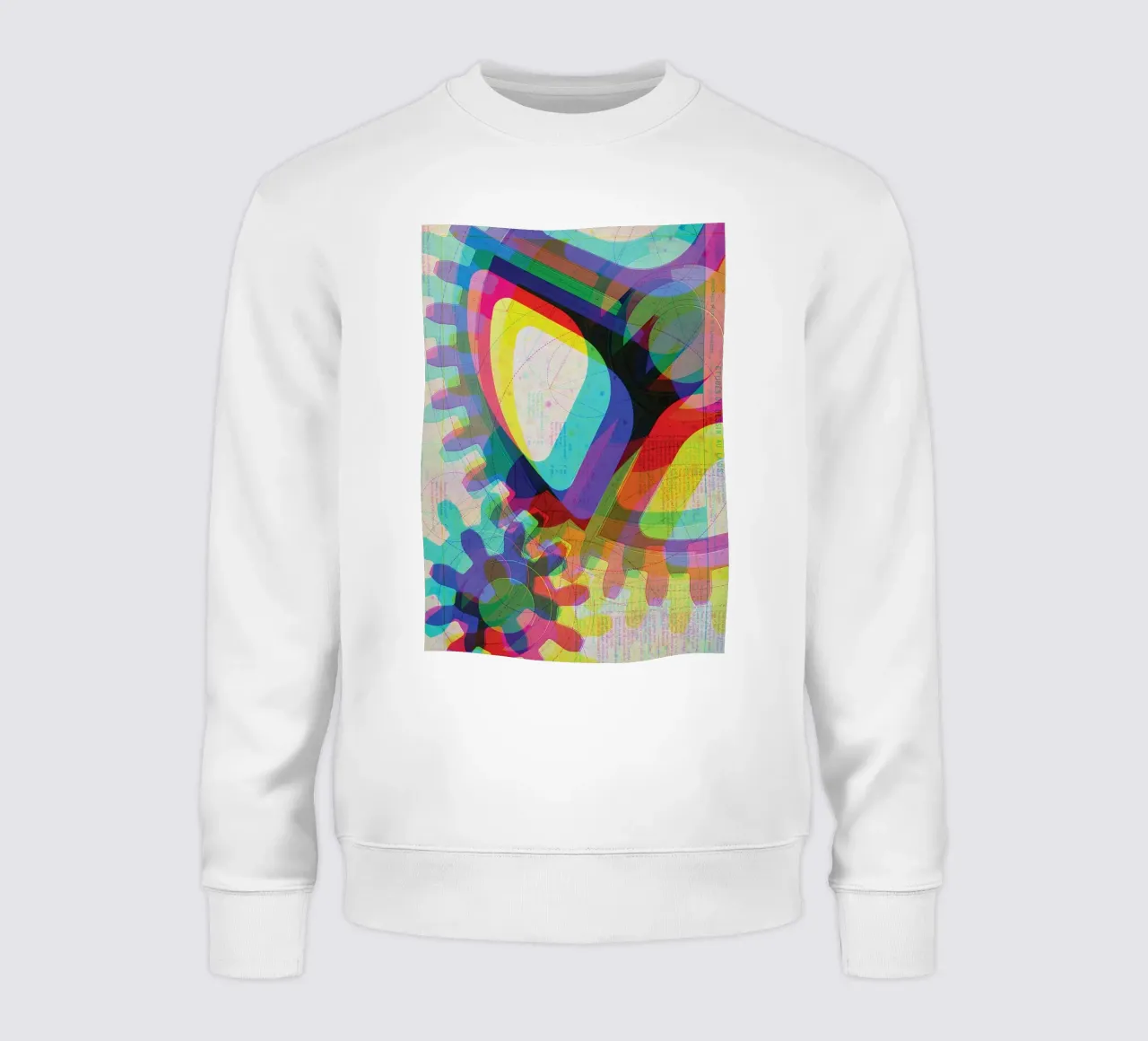Cog & Color | Press Play Art Print Remix sweat de Press Play Art Prints