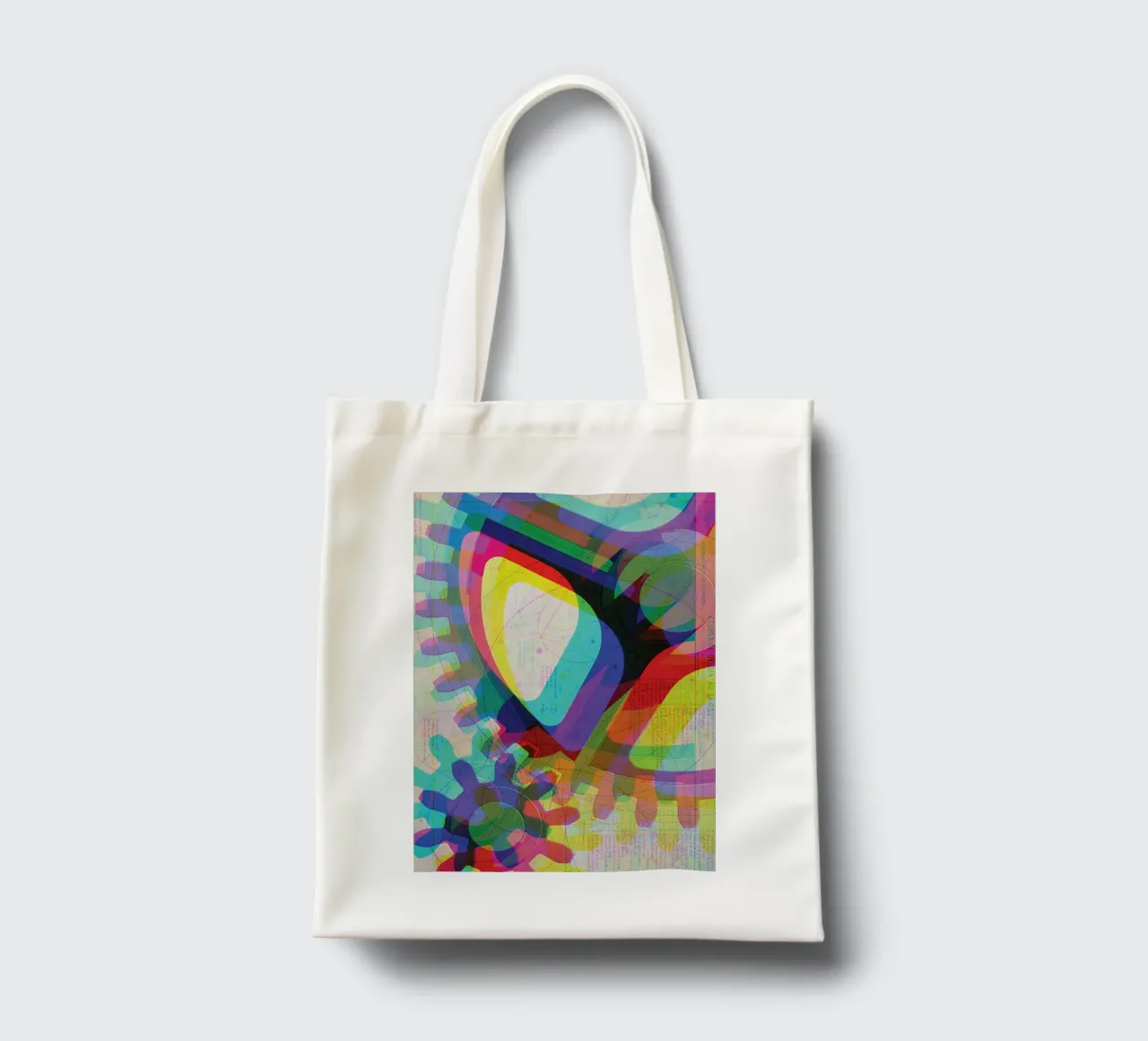 Cog & Color | Press Play Art Print Remix tote bag de Press Play Art Prints