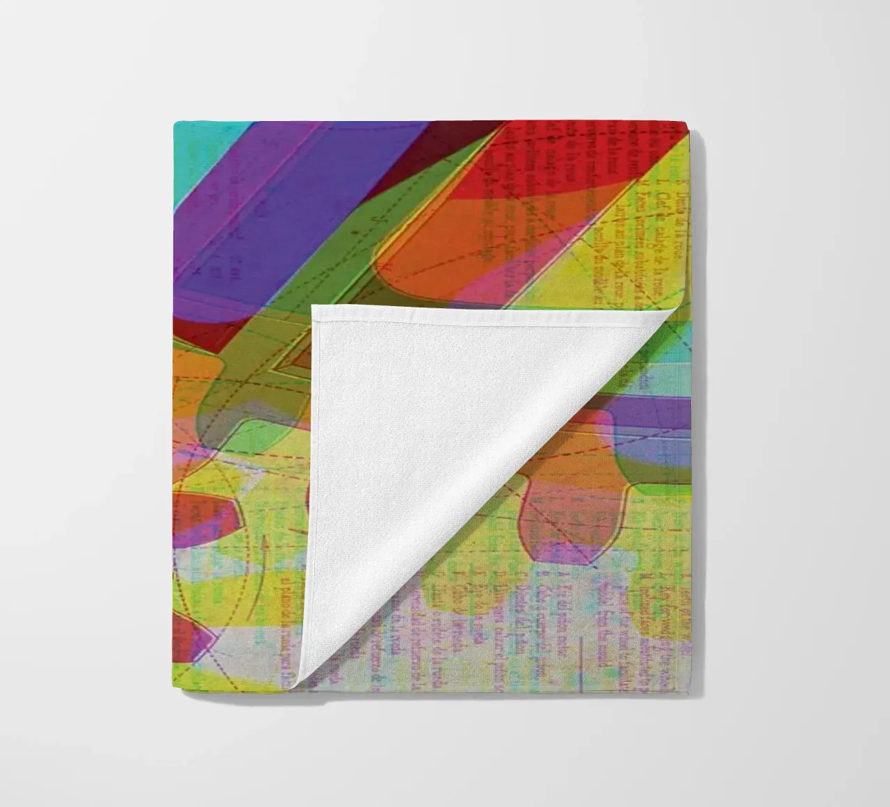 Cog & Color | Stampa d'arte Remix telo mare da Press Play Art Prints