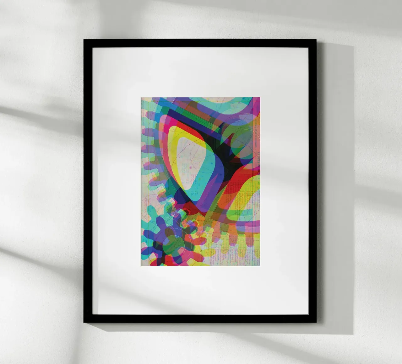 Cog & Color | Press Play Art Print Remix hahnemühle by Press Play Art Prints