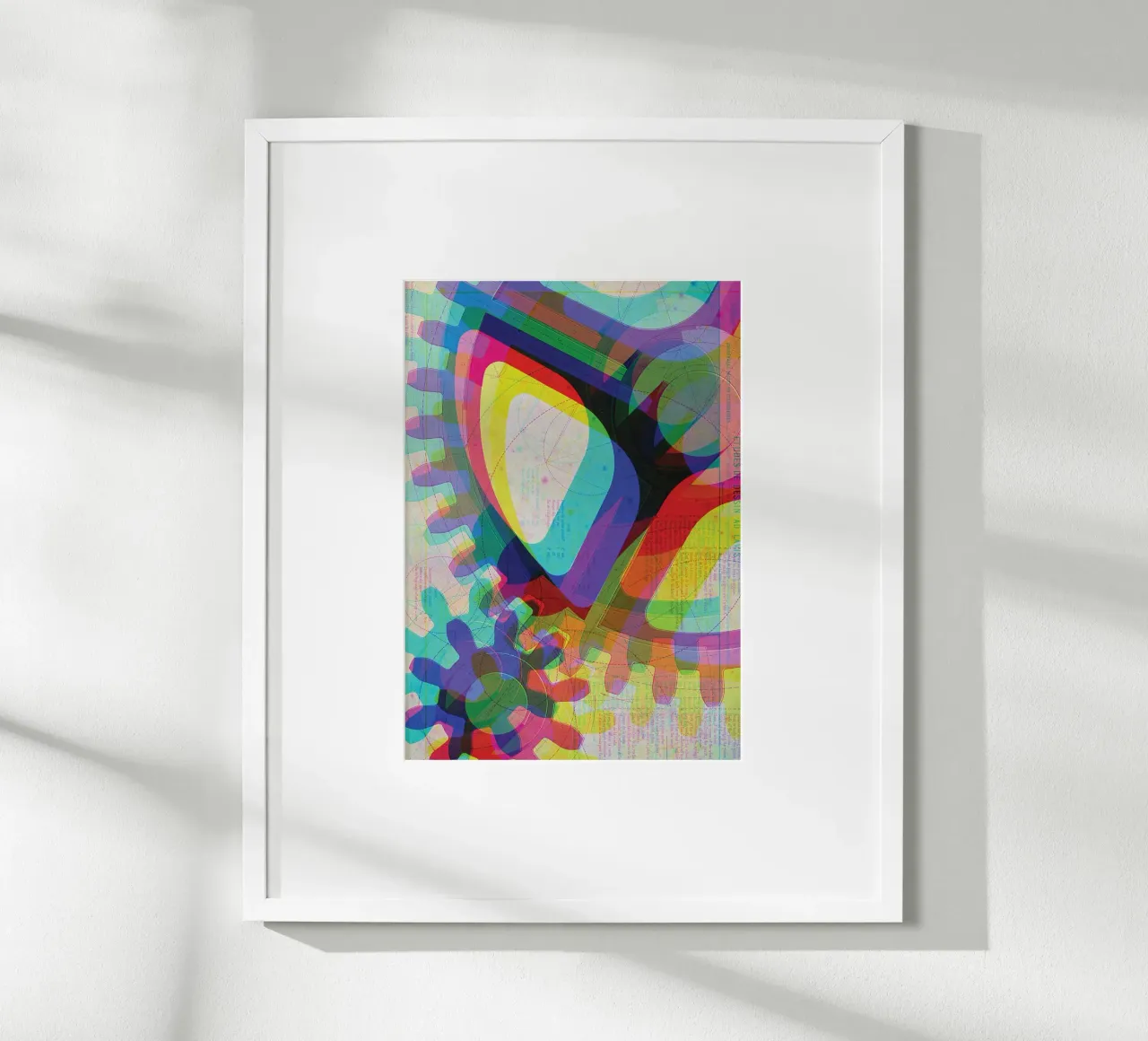 Cog & Color | Press Play Art Print Remix hahnemühle by Press Play Art Prints
