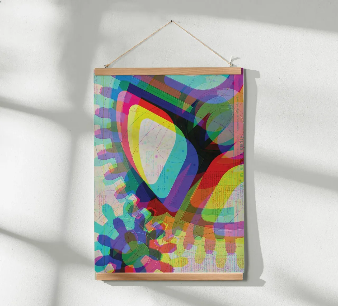 Cog & Color | Press Play Art Print Remix hahnemühle by Press Play Art Prints