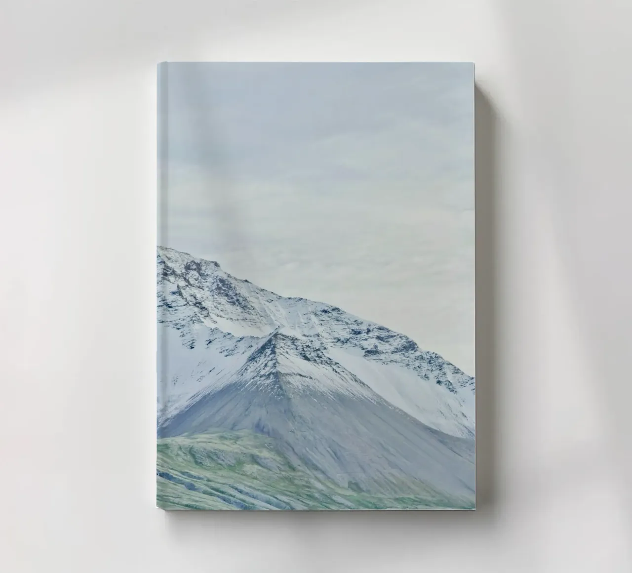Snow Mountain in Iceland. notebook by KISSA STUDIO