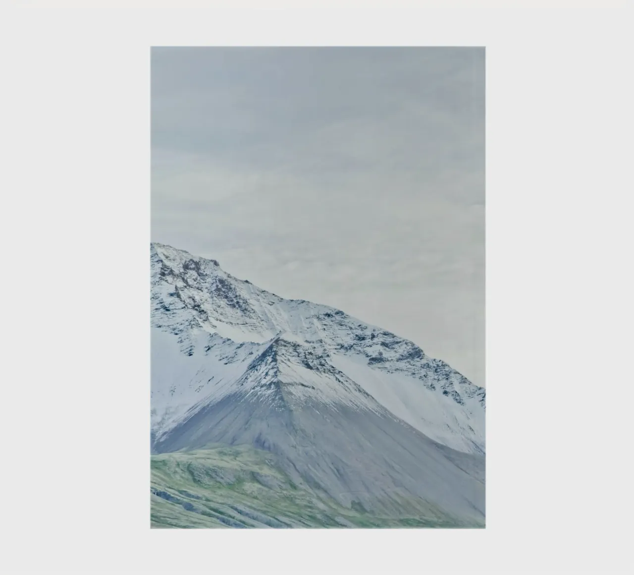 Snow Mountain in Iceland. notebook by KISSA STUDIO