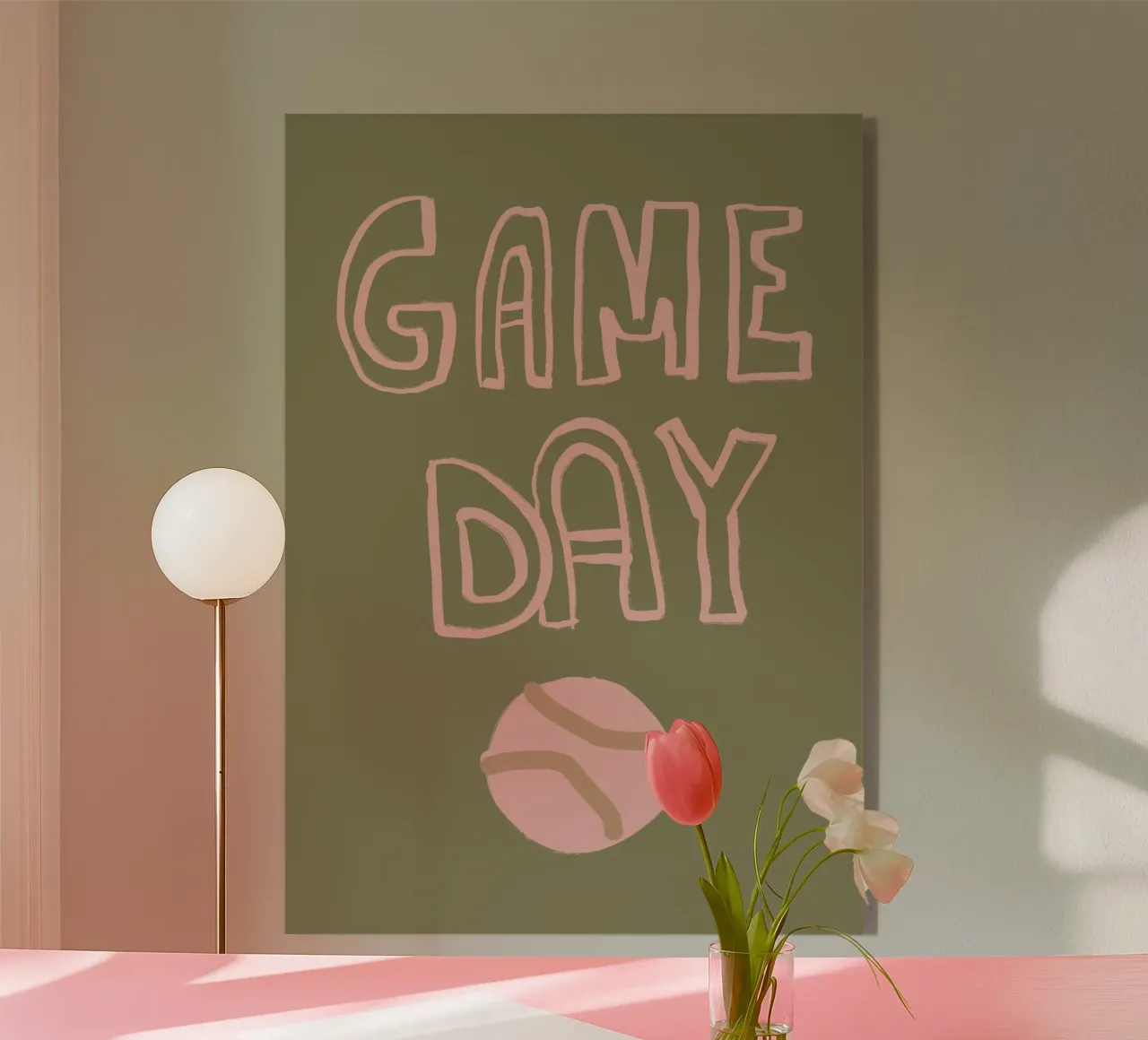 Game Day acrylic glass by treechild