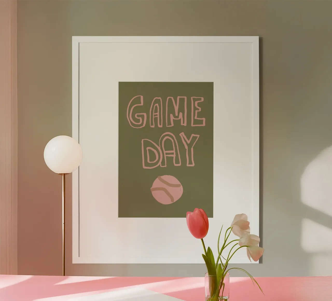 Game Day poster da treechild