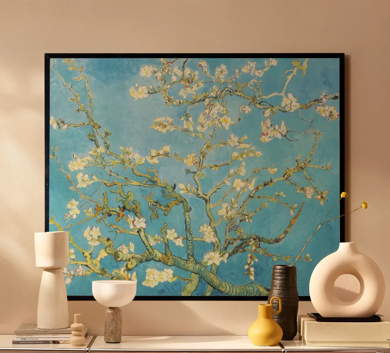 Mandorlo in fiore di Vincent van Gogh poster da Classic Art Prints