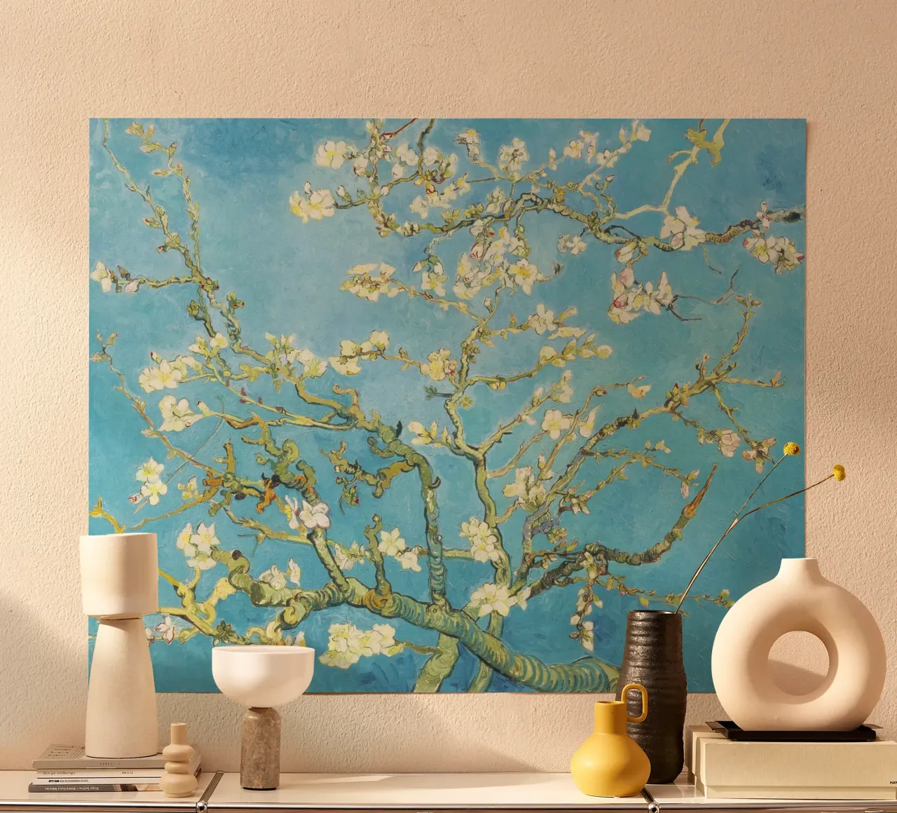 Mandorlo in fiore di Vincent van Gogh poster da Classic Art Prints