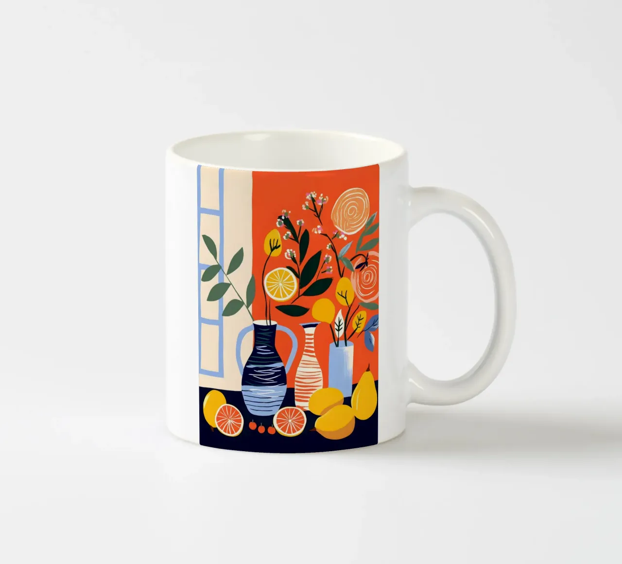 Vases and fruits tazza in ceramica da LisaArtes