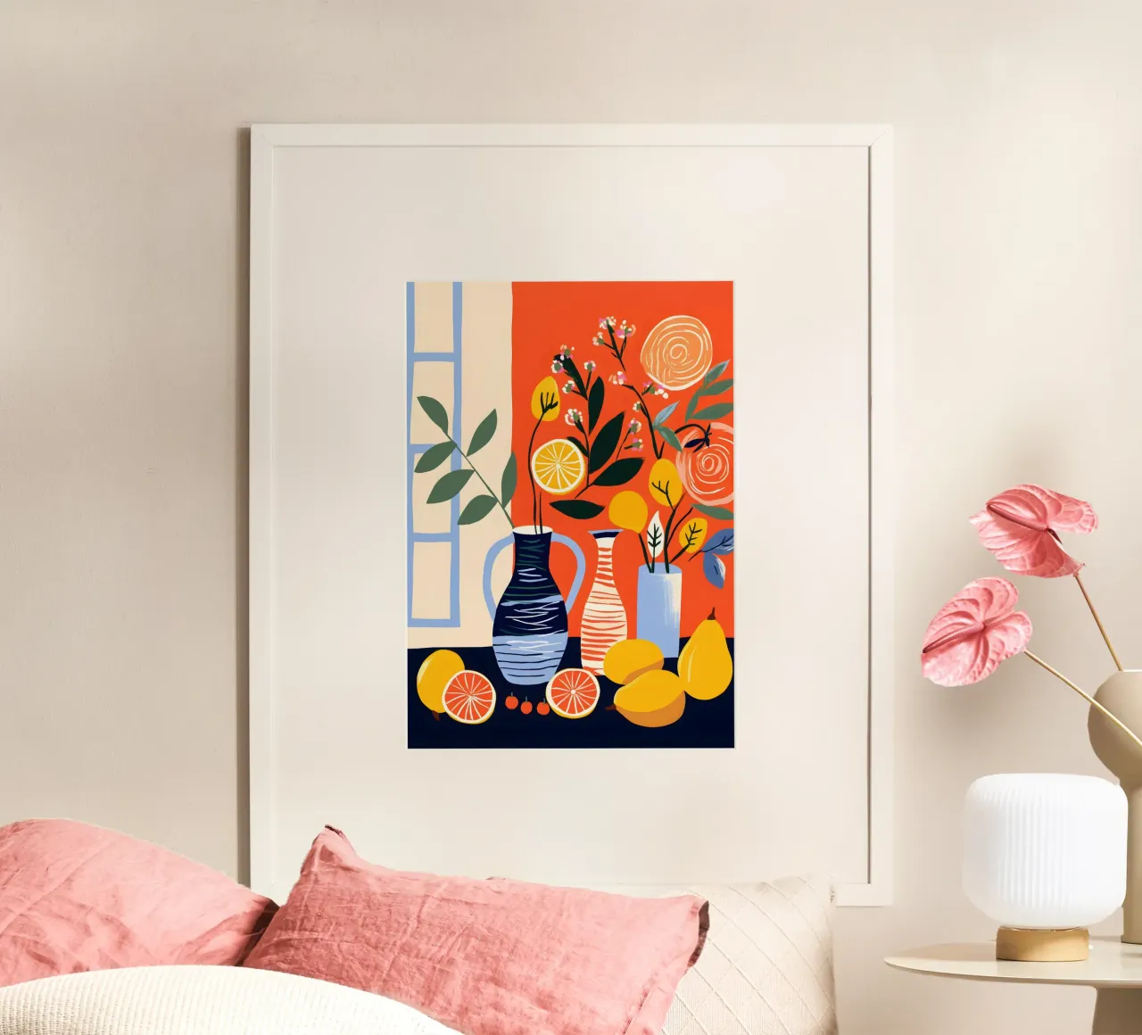 Vases and fruits poster da LisaArtes