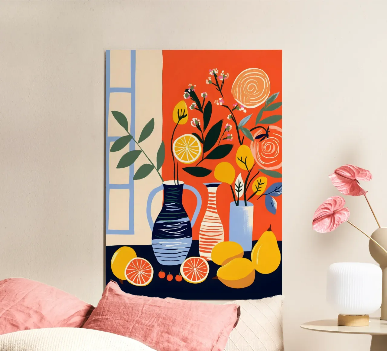 Vases and fruits poster da LisaArtes