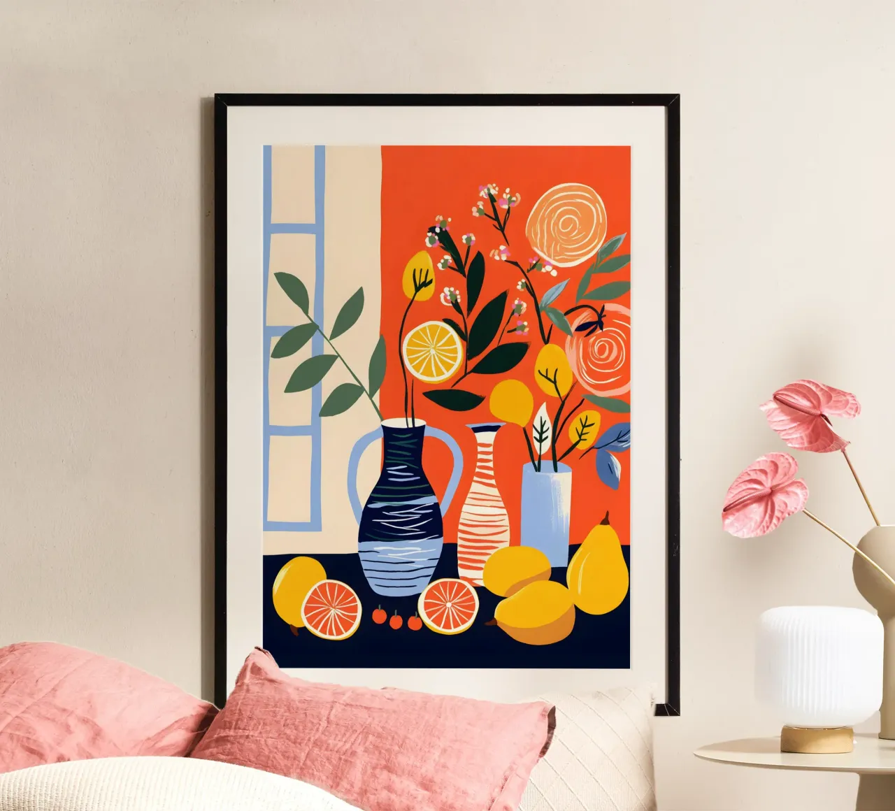 Vases and fruits poster da LisaArtes
