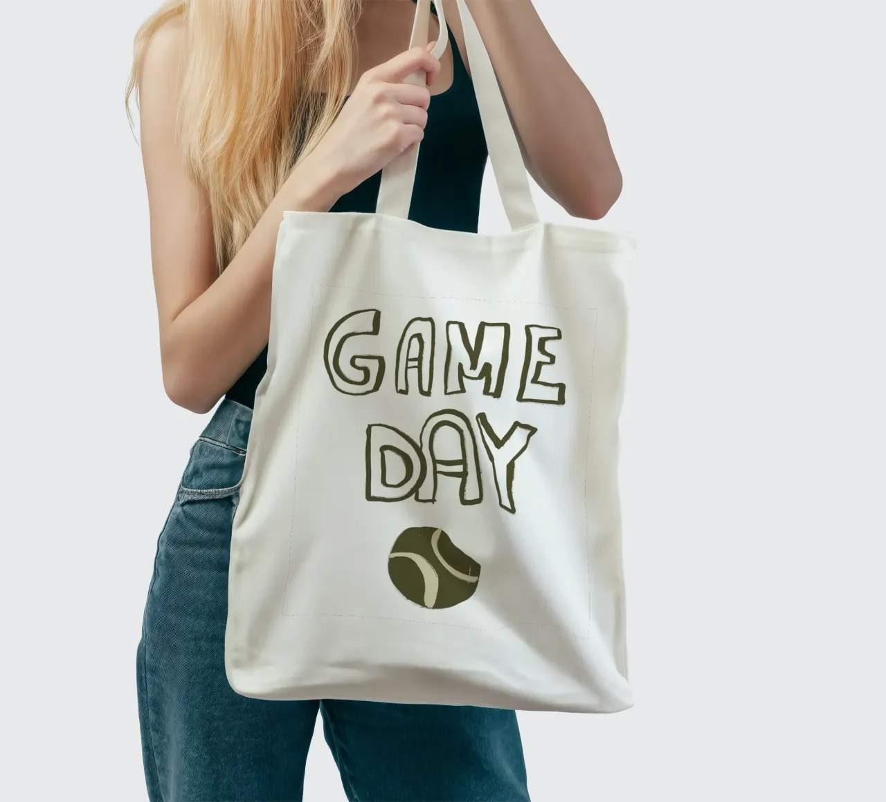 Game Day No 02 borsa in juta da treechild
