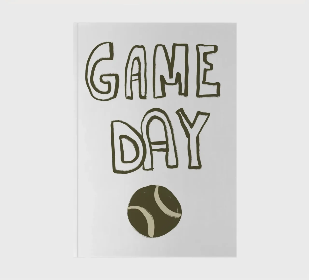 Game Day No 02 notebook by treechild