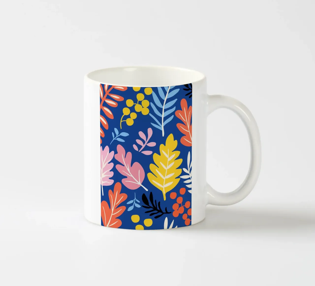 Brightly colored leaves tazza in ceramica da LisaArtes
