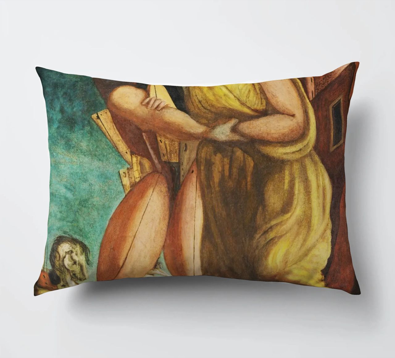 Ettore e Andromaca by Giorgio de Chirico cuscino da Classic Art Prints