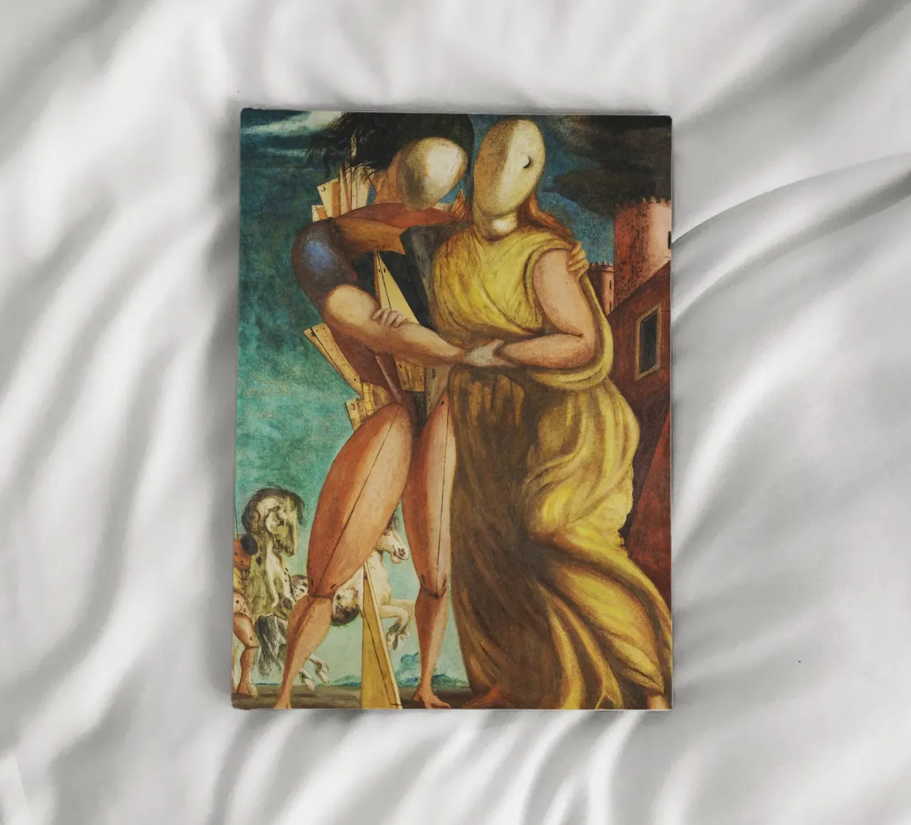 Hektor und Andromache von Giorgio de Chirico Notizbuch von Classic Art Prints