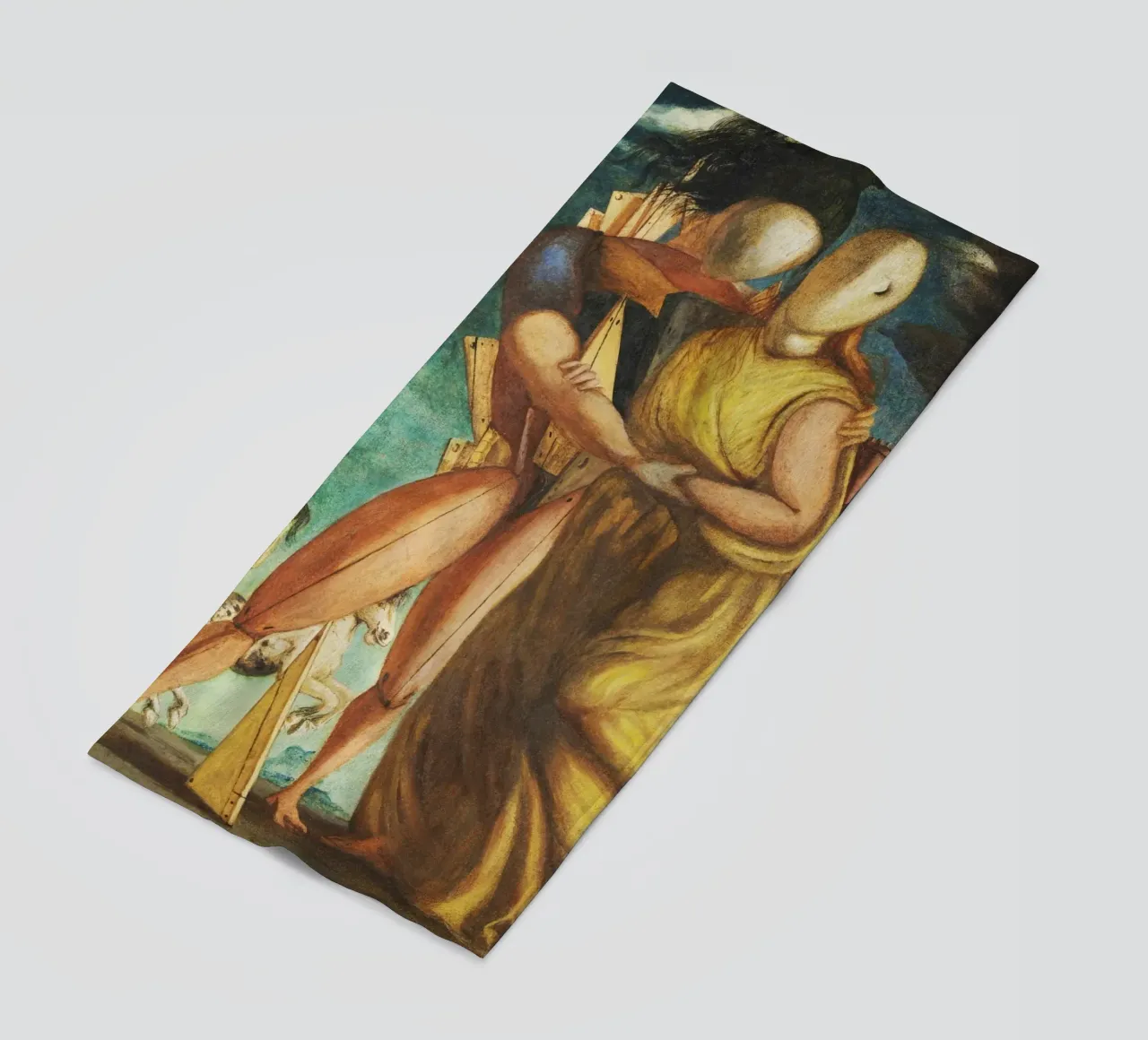 Héctor y Andrómaca de Giorgio de Chirico toalla de playa de Classic Art Prints