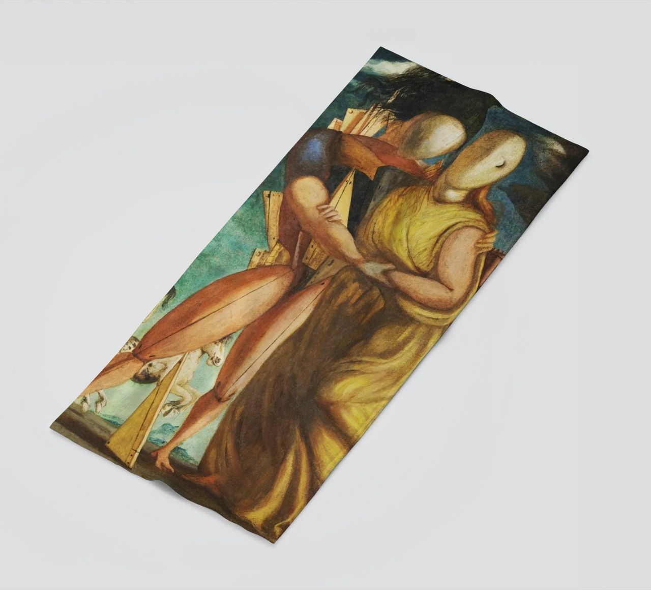 Ettore e Andromaca by Giorgio de Chirico telo mare da Classic Art Prints