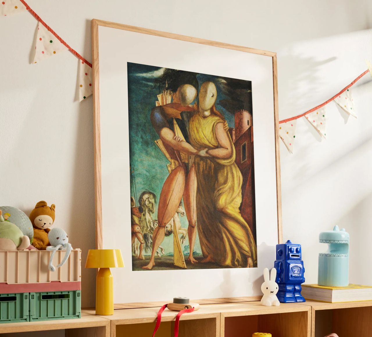 Hector et Andromaque par Giorgio de Chirico poster de Classic Art Prints
