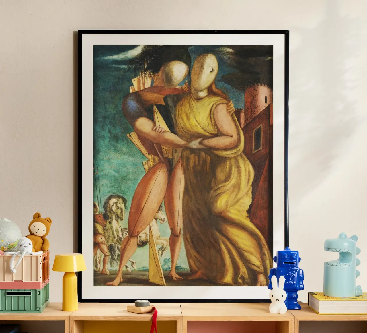 Héctor y Andrómaca de Giorgio de Chirico hahnemühle de Classic Art Prints