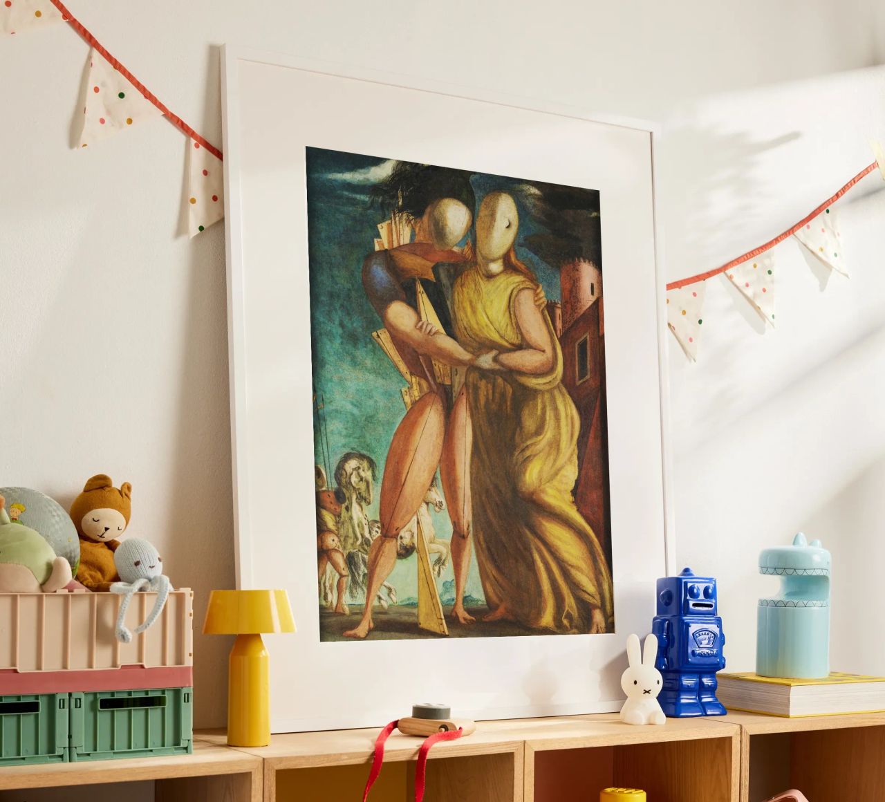 Hector et Andromaque par Giorgio de Chirico poster de Classic Art Prints