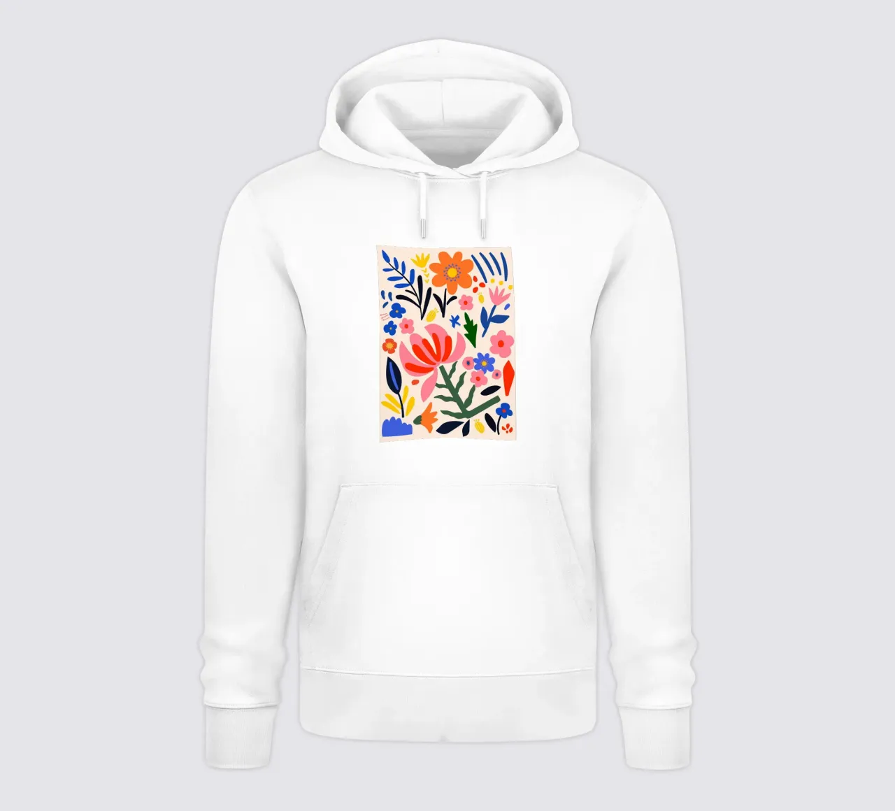 Colorful flowers felpa con cappuccio da LisaArtes