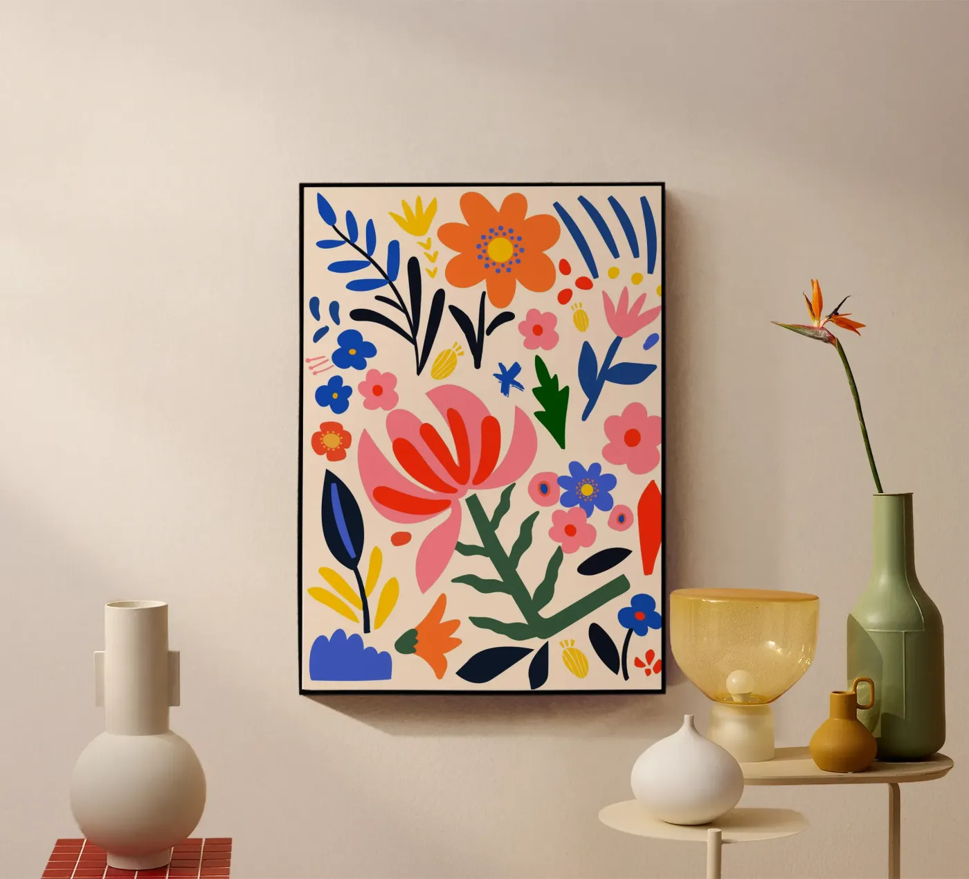 Colorful flowers plexiglass da LisaArtes