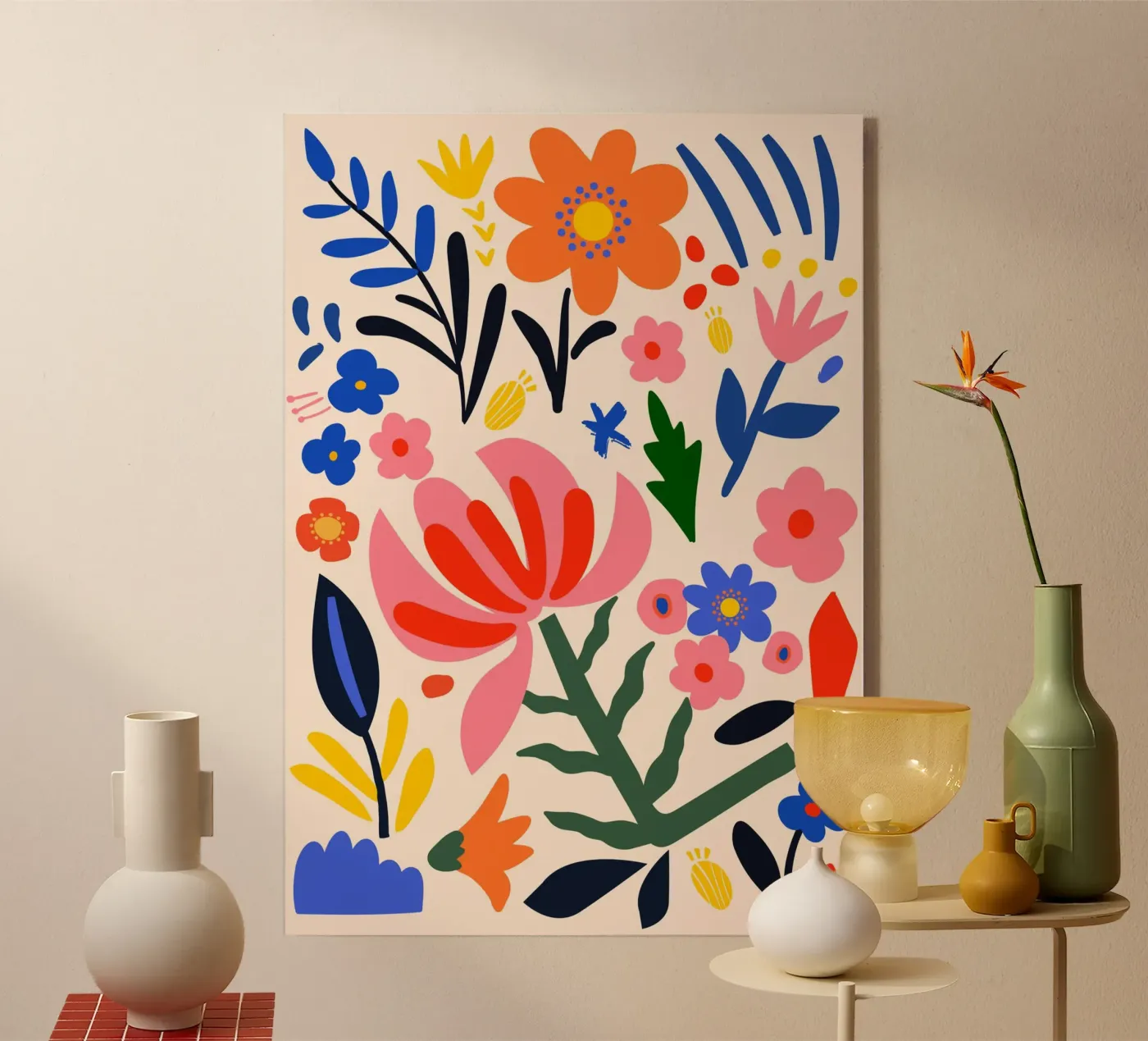Colorful flowers plexiglass da LisaArtes