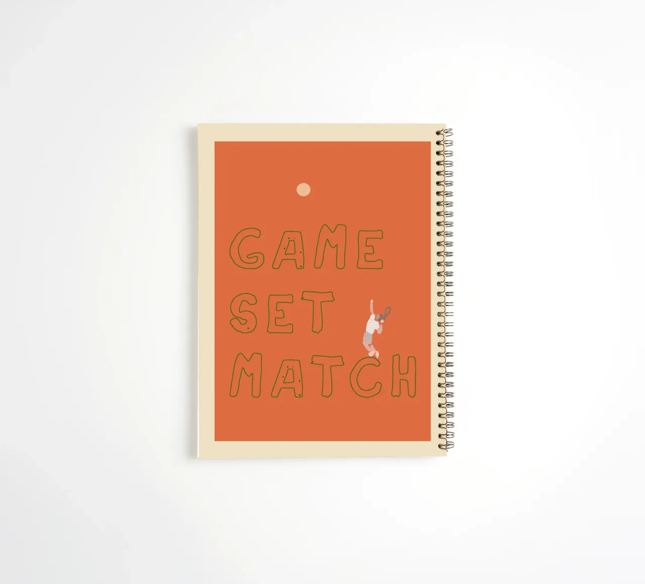 Game Set Match diario ad anelli da treechild