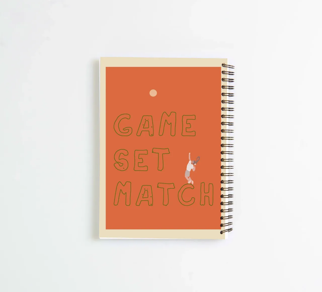 Game Set Match diario ad anelli da treechild