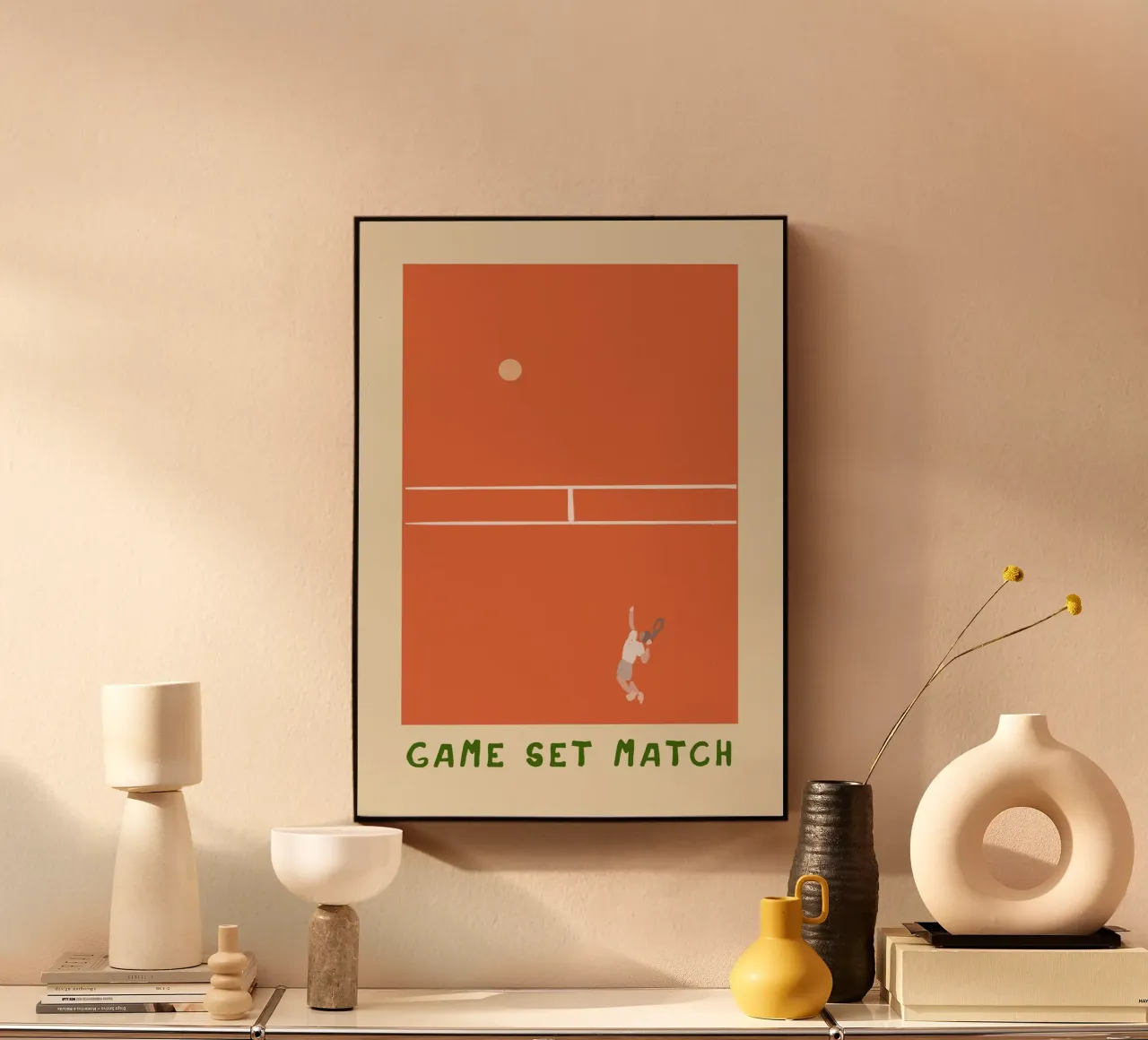 Game Set Match No 02 plexiglass da treechild