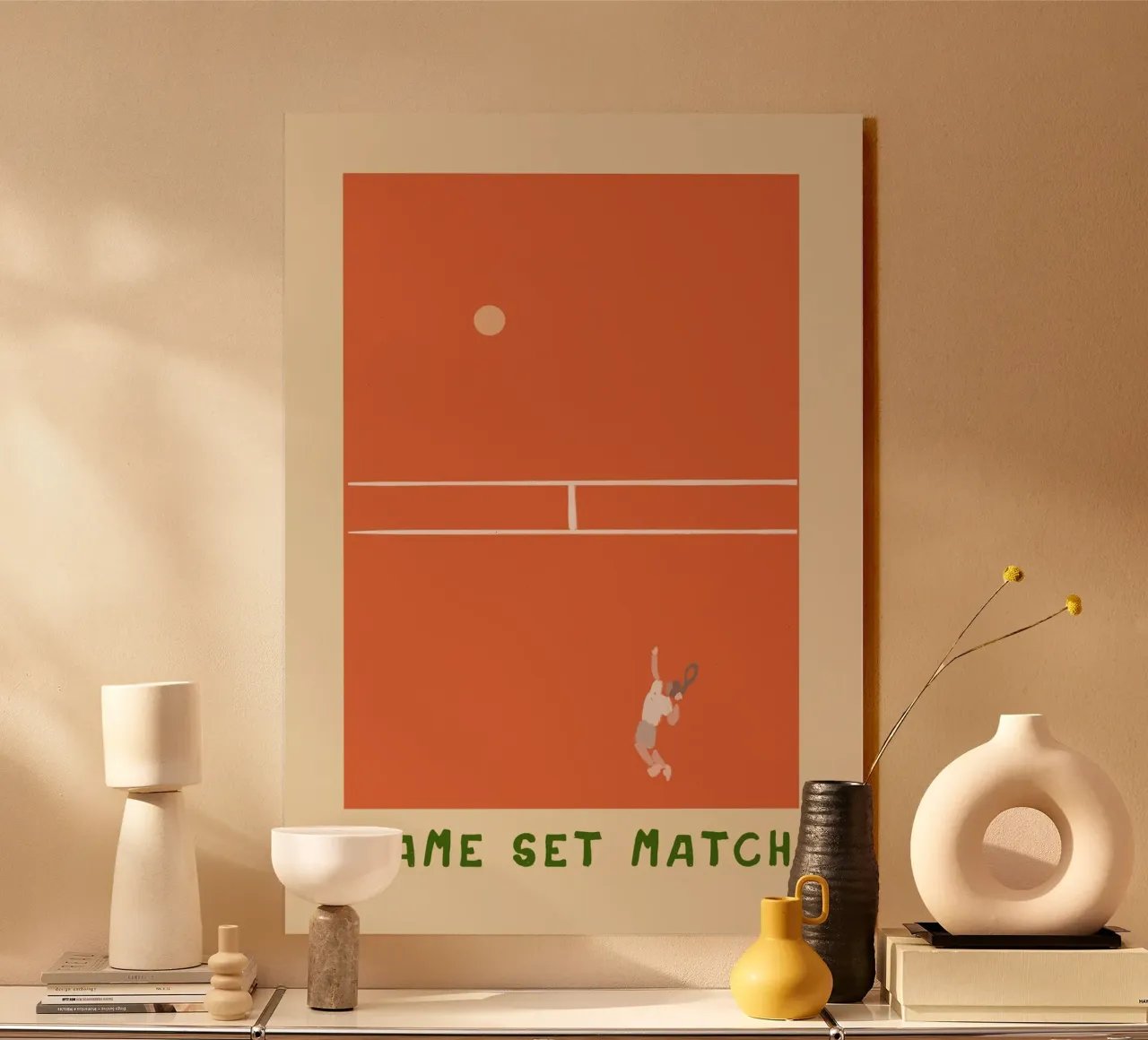 Game Set Match No 02 plexiglass da treechild