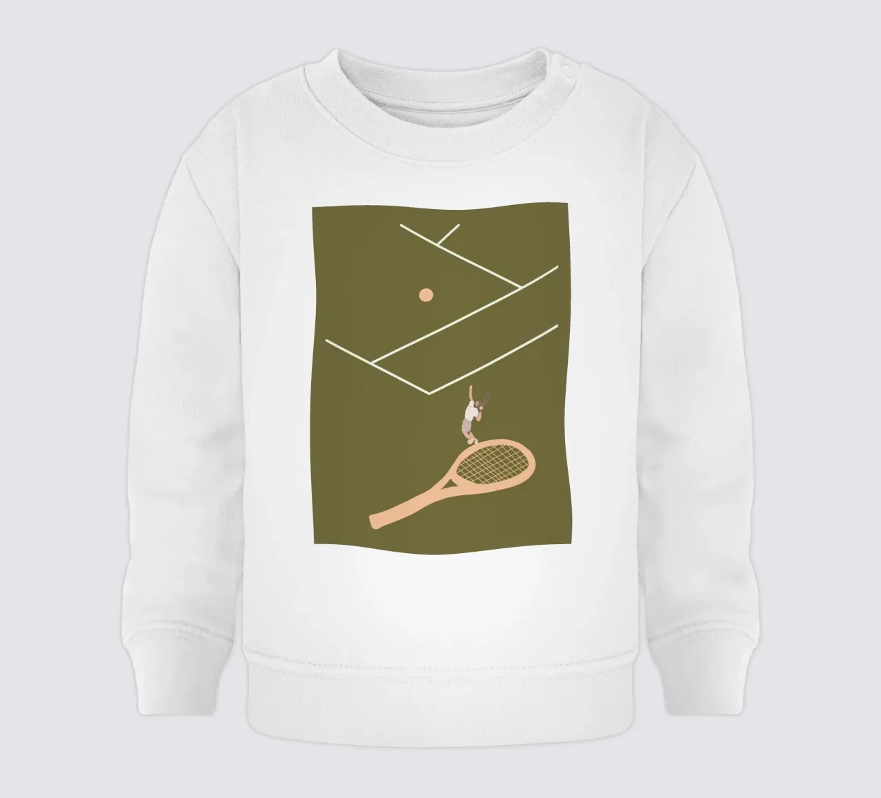 Game Set Match No 03 felpa neonato da treechild