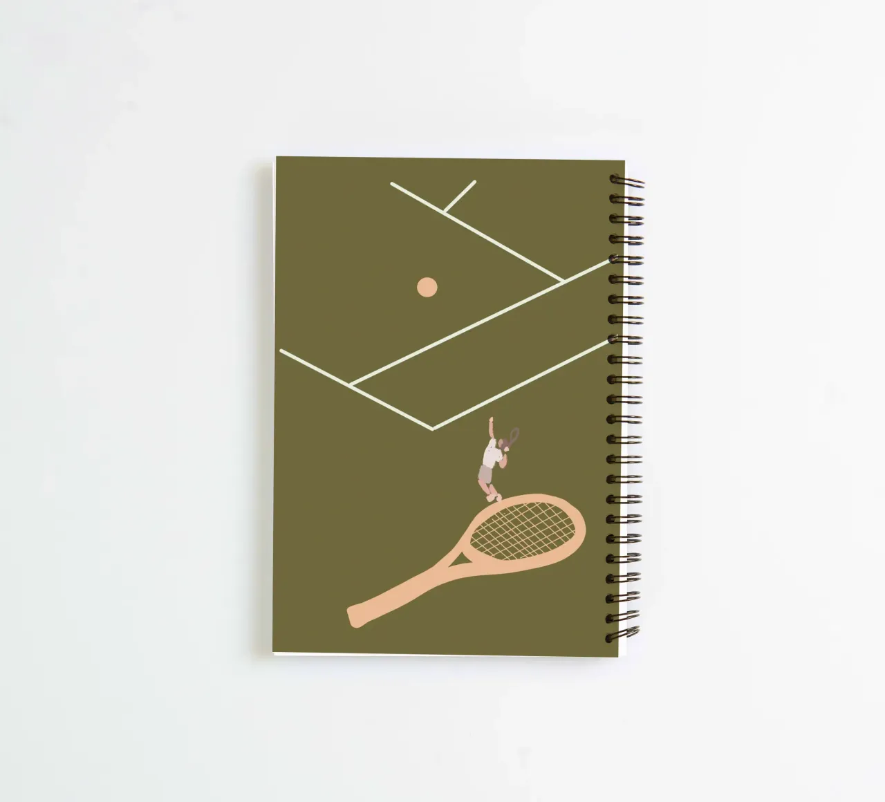 Game Set Match No 03 spiral notebook by treechild