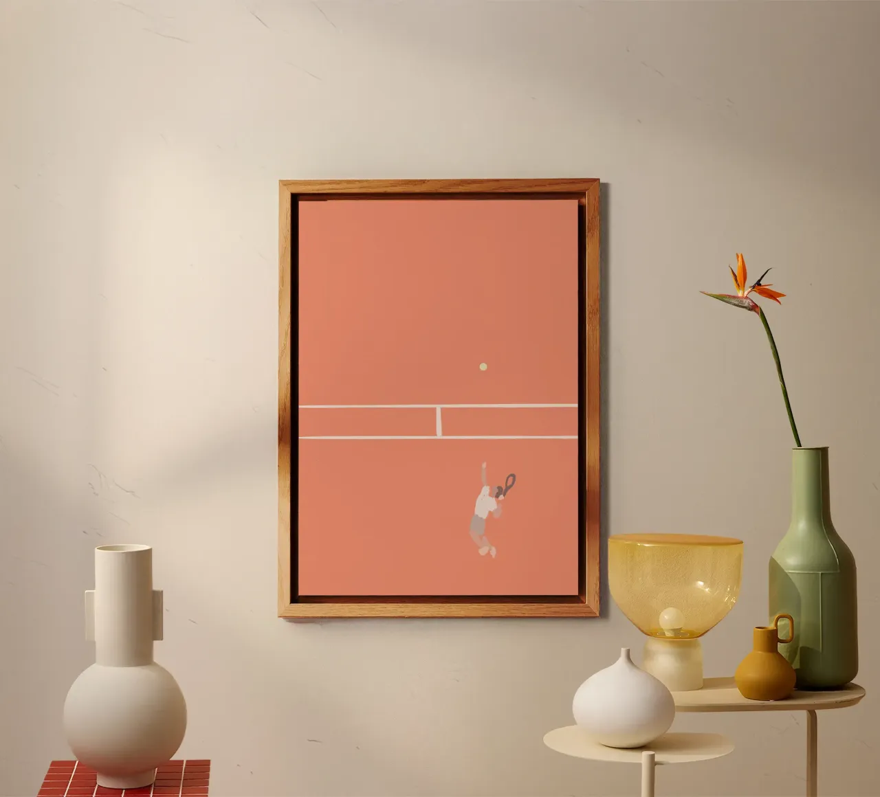 Game Set Match No 04 alluminio dibond da treechild