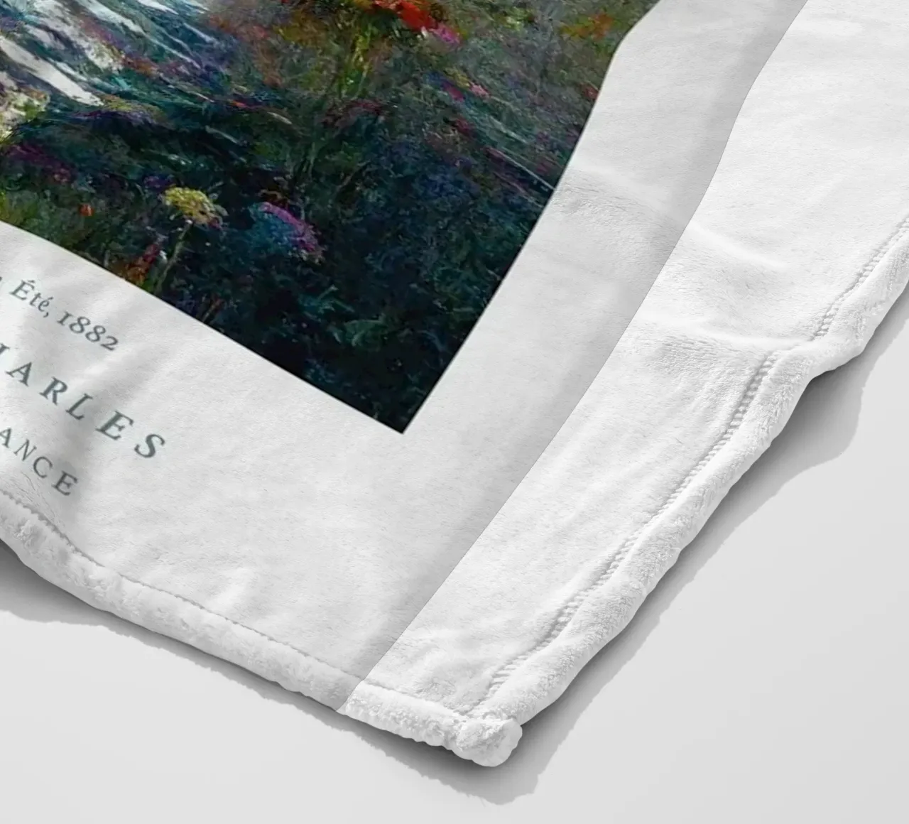 fiume pianta vita flora all'aperto claude monet coperta in pile da belong shop