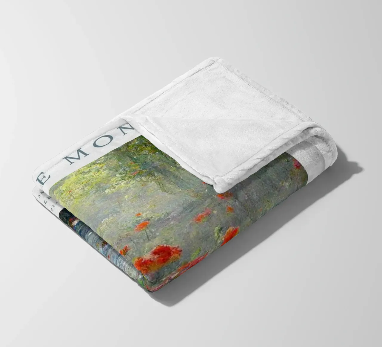 fiume pianta vita flora all'aperto claude monet coperta in pile da belong shop