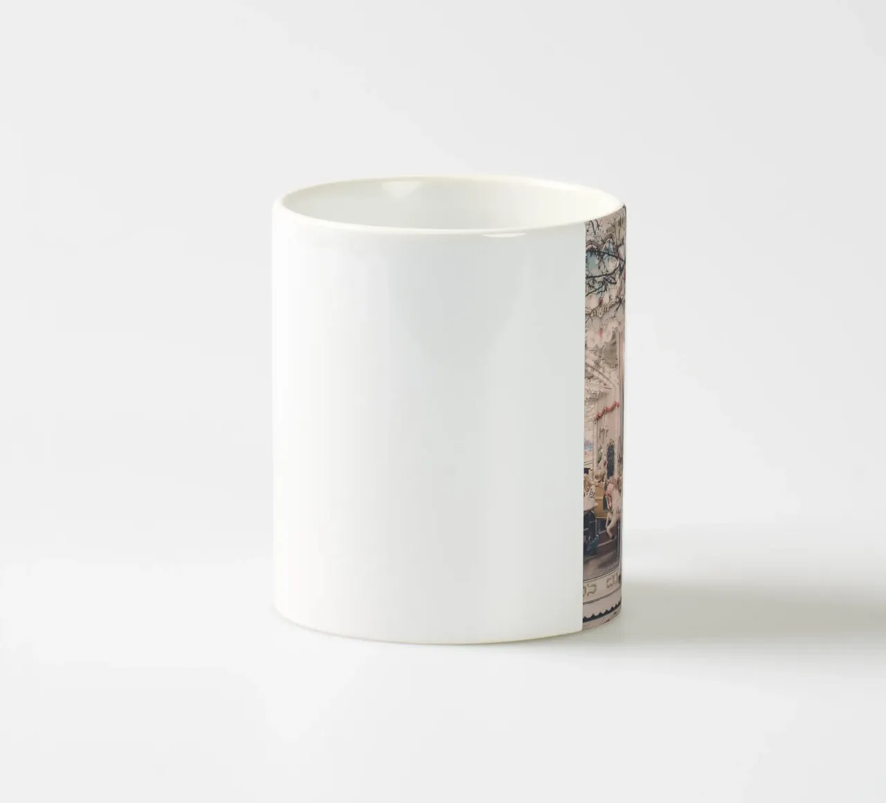 Paris Winter Carousel tazza in ceramica da GraceDigitalArtCo