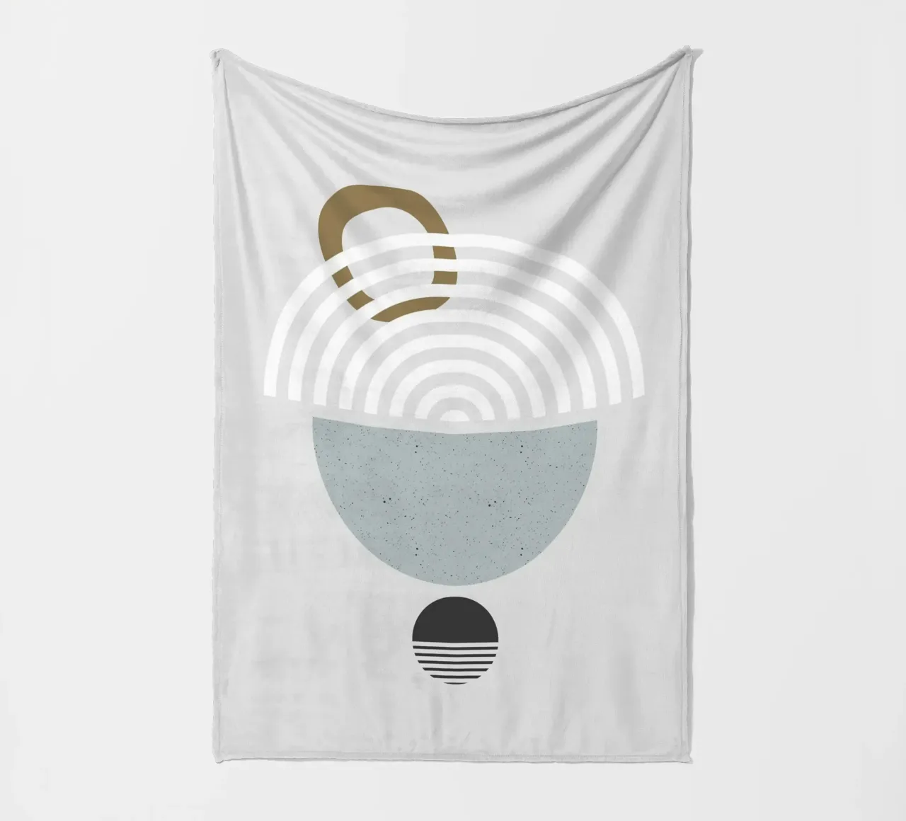 Asilo nido forme geometriche 02 coperta in pile da Little Dean