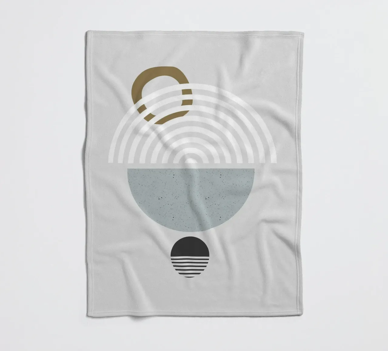 Asilo nido forme geometriche 02 coperta in pile da Little Dean