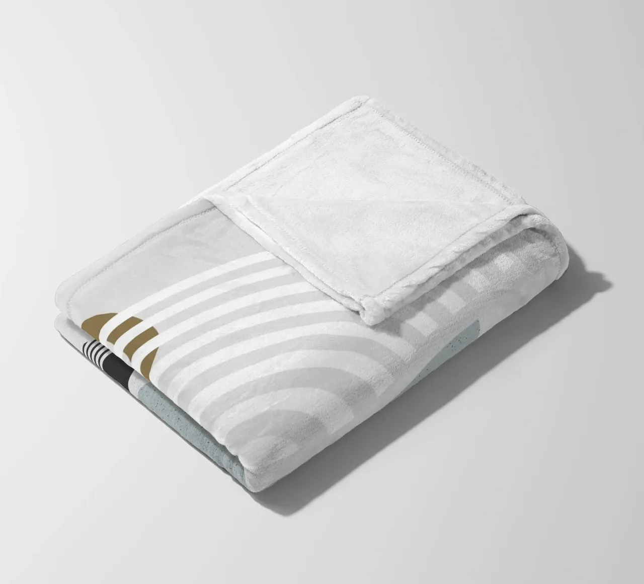 Asilo nido forme geometriche 02 coperta in pile da Little Dean