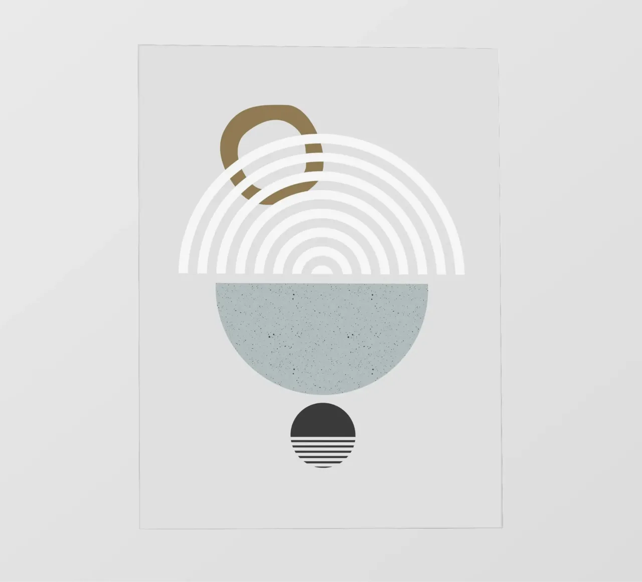 Asilo nido forme geometriche 02 telo in pvc da Little Dean