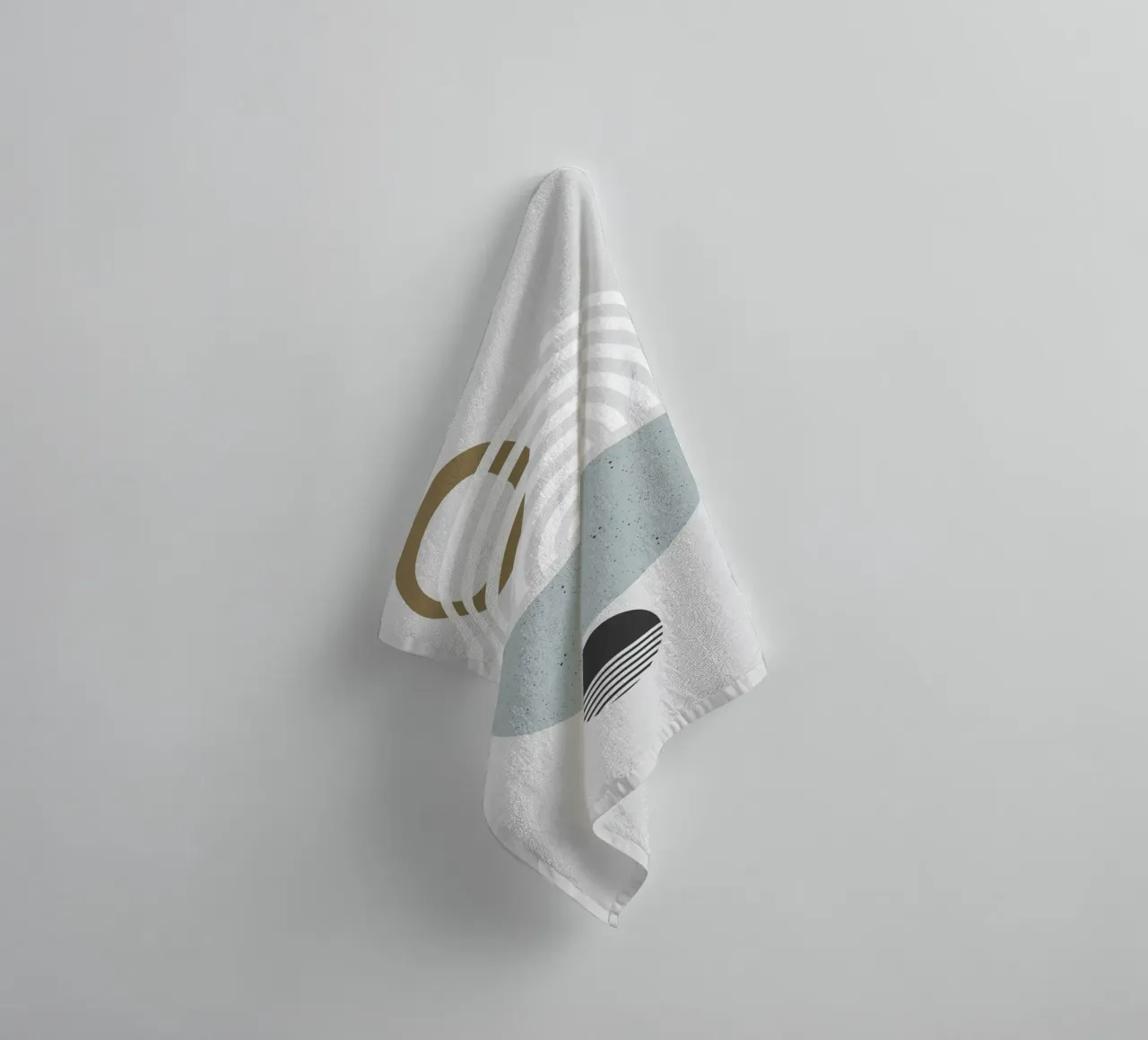 Asilo nido forme geometriche 02 asciugamano da bagno da Little Dean