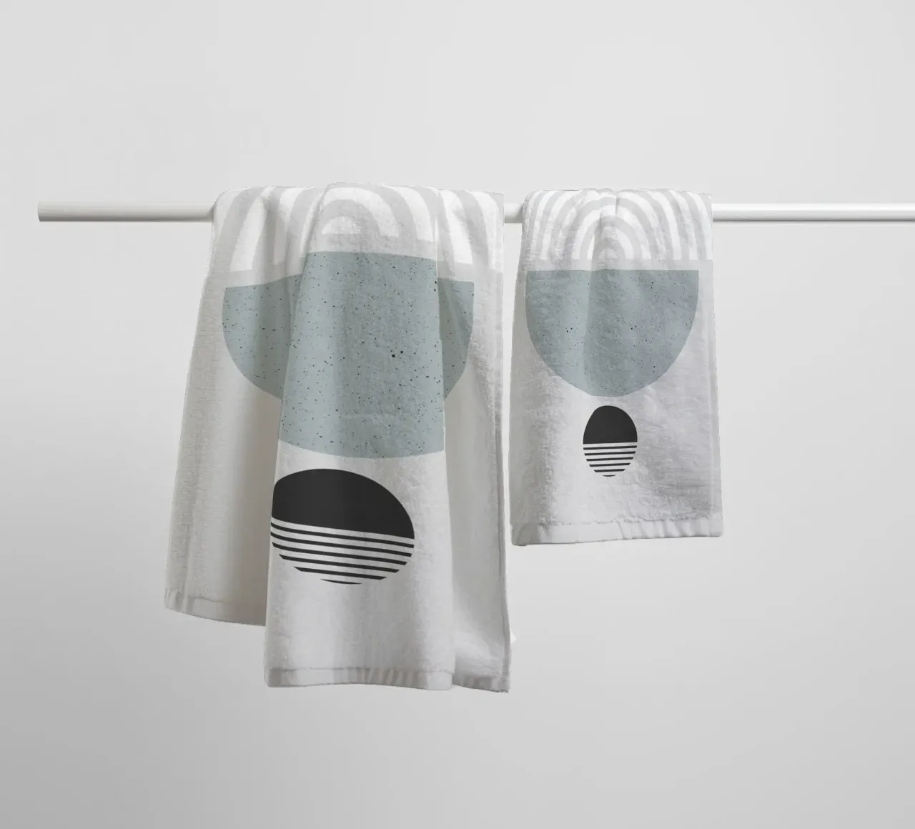 Asilo nido forme geometriche 02 asciugamano da bagno da Little Dean