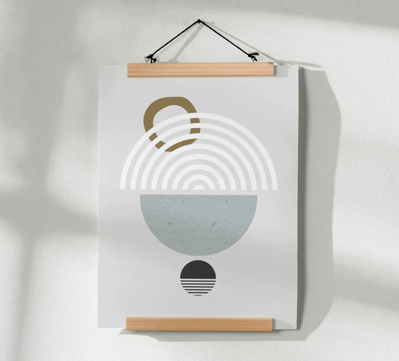 Asilo nido forme geometriche 02 carta hahnemühle da Little Dean