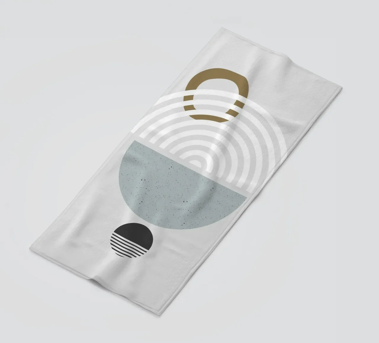 Asilo nido forme geometriche 02 telo mare da Little Dean