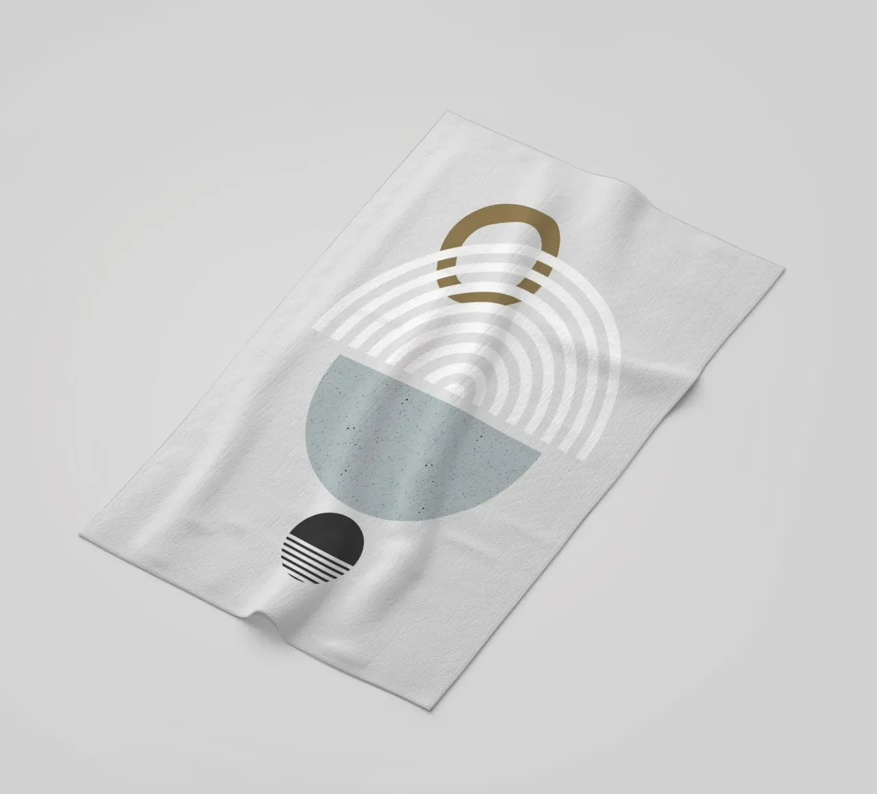 Asilo nido forme geometriche 02 telo mare da Little Dean