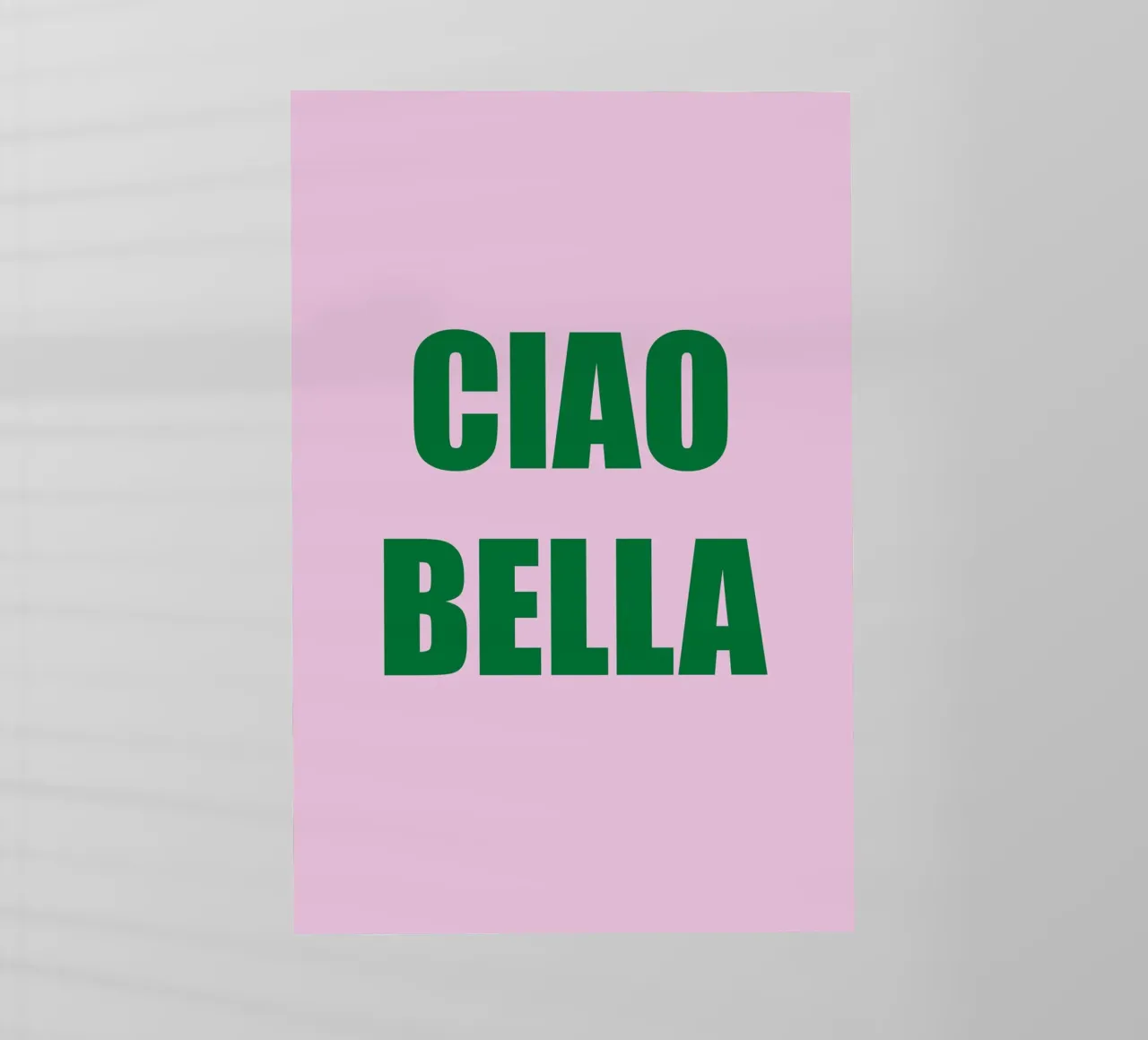 Ciao Bella Pink and Green pellicola backlit da GraceDigitalArtCo
